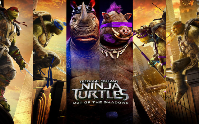 Teenage mutant ninja turtles out free wallpaper for desktop - medium preview image