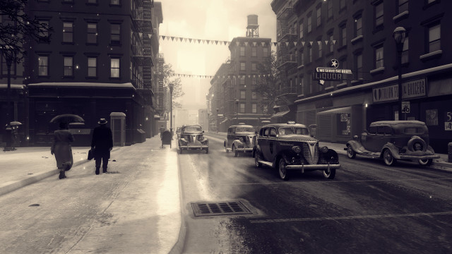 Harlem renaissance city street vintage free wallpaper for desktop - medium preview image