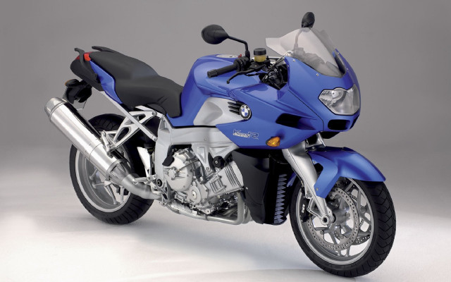 Blue motorcycle white surface gray free wallpaper for desktop - medium preview image