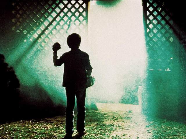 Person standing doorway light cellphone free wallpaper for desktop - medium preview image