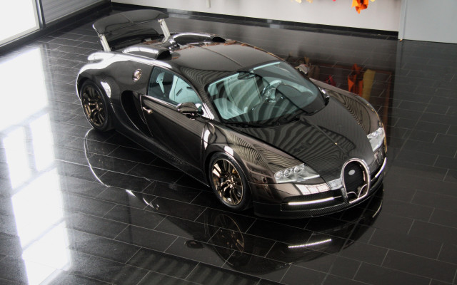 Bugatti showroom polished bronze tiles free wallpaper for desktop - medium preview image