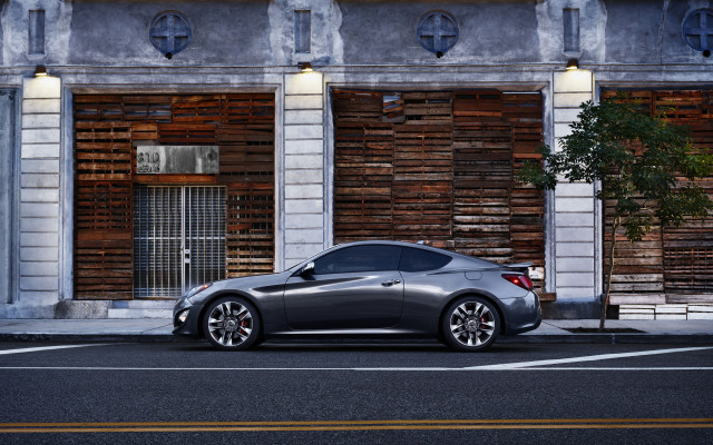 Car building tree city road free wallpaper for desktop - medium preview image