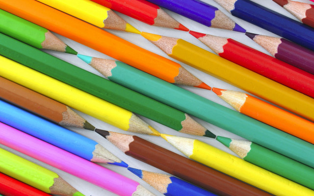 Colored pencils child drawing pastel #2 free wallpaper for desktop - medium preview image