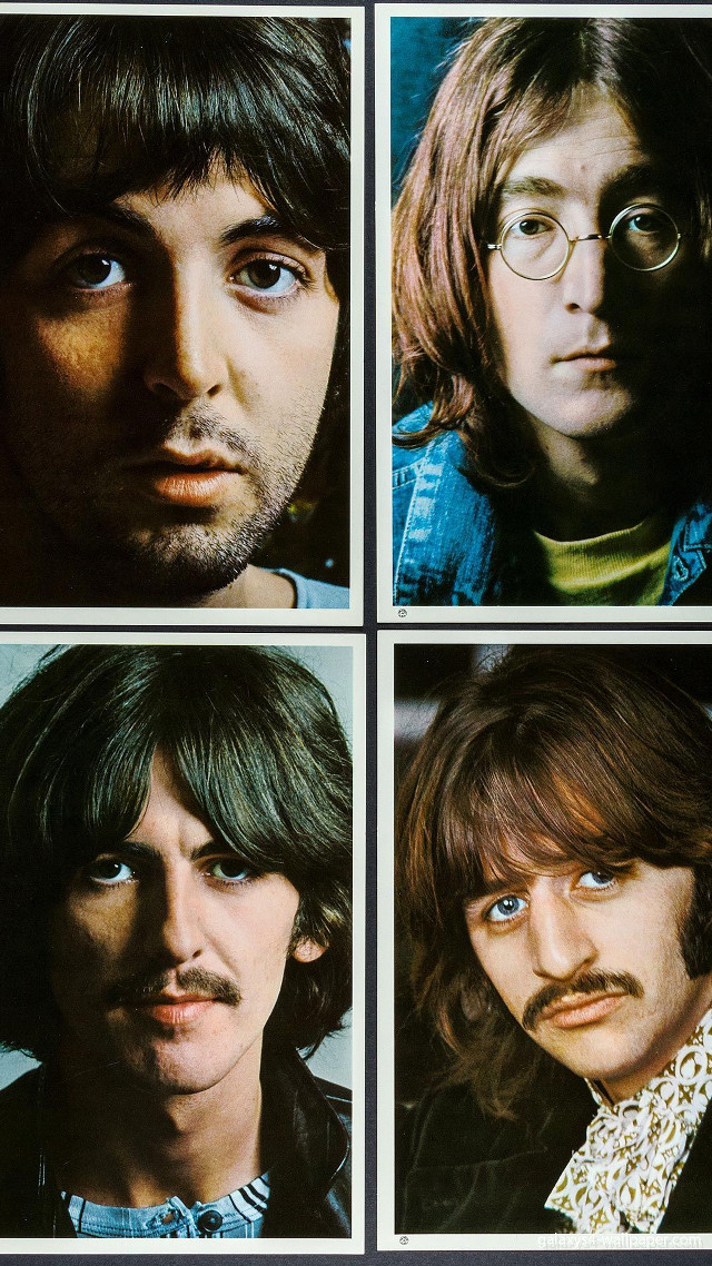 Beatles facial expressions hair styles free wallpaper for mobile - medium preview image
