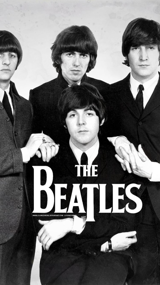 Men suits ties group beatles free wallpaper for mobile - medium preview image