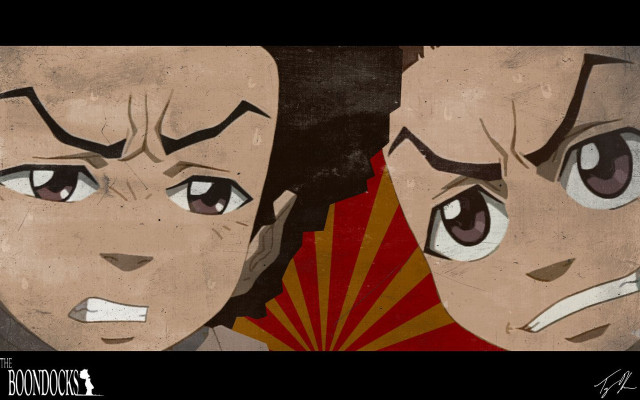 Anime couple big eyes fan free wallpaper for desktop - medium preview image