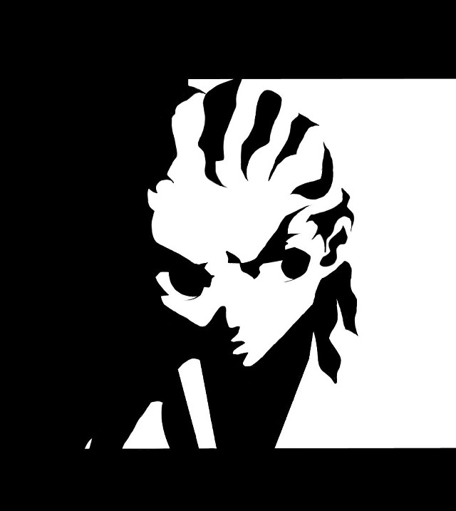 Woman ponytail cigarette blackbackground vector free wallpaper for tablet - medium preview image