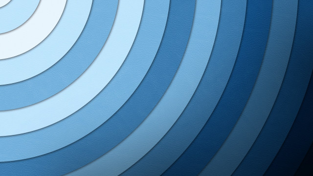 Blue white background circular clock free wallpaper for desktop - medium preview image
