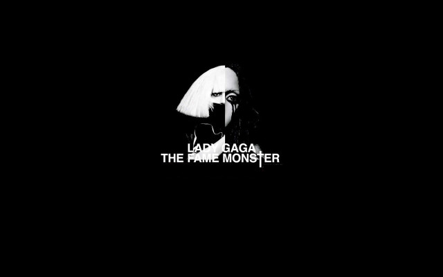 White haired woman monochrome dark free wallpaper for desktop - medium preview image