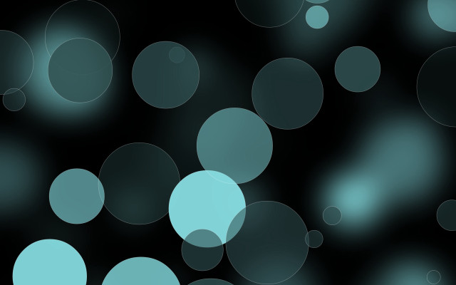 Black blue circles volumetric moonlight free wallpaper for desktop - medium preview image