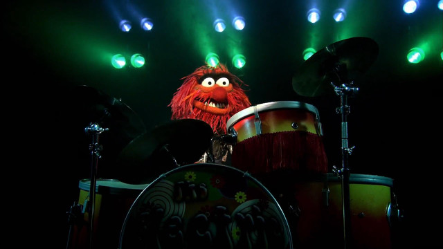 Drummer muppet stage lights drumset free wallpaper for desktop - medium preview image
