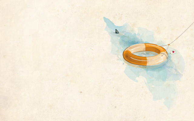 Life preserver floating boat rope free wallpaper for desktop - medium preview image