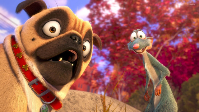 Cartoon dog ratty rattyback big free wallpaper for desktop - medium preview image