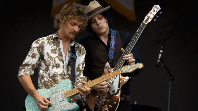 Two men playing guitars on #2 free wallpaper for desktop - medium preview image