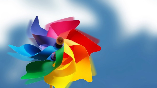 Colorful wind spin sky clouds free wallpaper for desktop - medium preview image