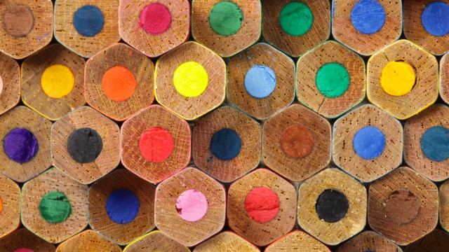 Colored pencils child drawing pastel #3 free wallpaper for desktop - medium preview image