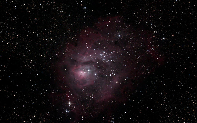 Large star red nebula space free wallpaper for desktop - medium preview image