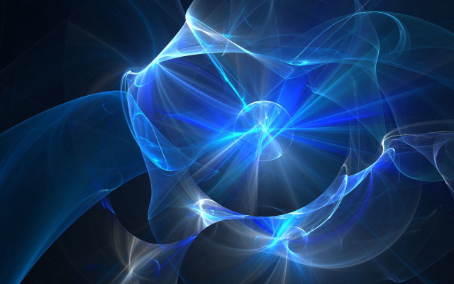 Blue spiral hologram volumetric electric free wallpaper for desktop - medium preview image