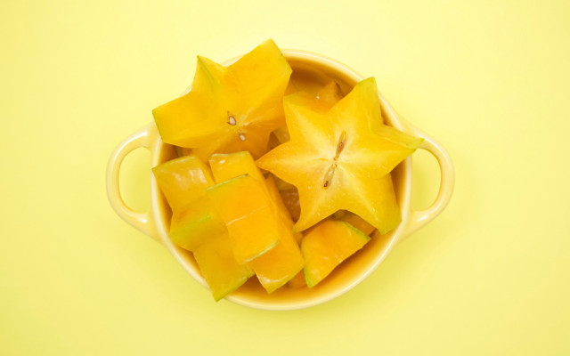 Bowl of fruit star yellow free wallpaper for desktop - medium preview image
