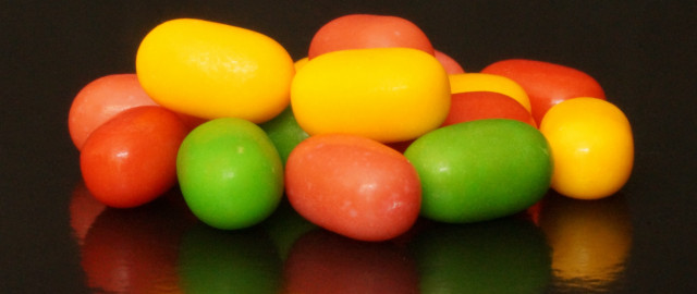 Candy pile table reflection shiny free wallpaper for desktop - medium preview image