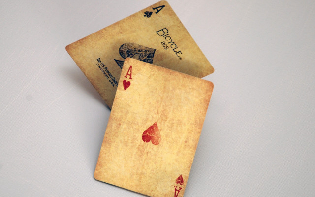 Cards ace red heart table free wallpaper for desktop - medium preview image