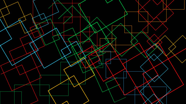 Black pattern generative triadic rubik free wallpaper for desktop - medium preview image
