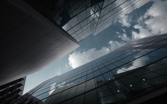 Building stop sign clouds modular free wallpaper for desktop - medium preview image