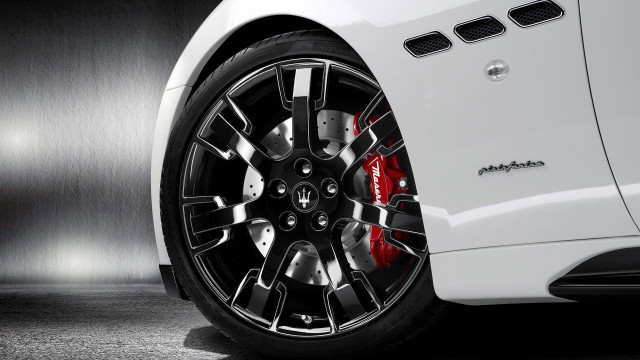 White car black wheels red free wallpaper for desktop - medium preview image