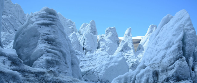Snow rocks trees ice mountain free wallpaper for desktop - medium preview image