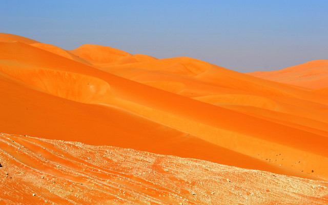 Desert horse rider blue sky #3 free wallpaper for desktop - medium preview image