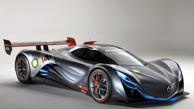 Futuristic car long tail long free wallpaper for desktop - medium preview image