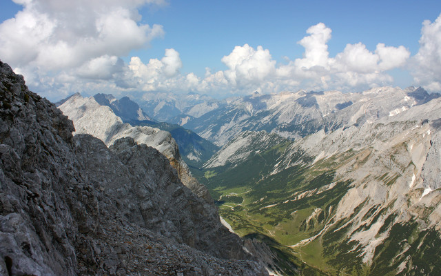 Mountain range valley view matte #2 free wallpaper for desktop - medium preview image