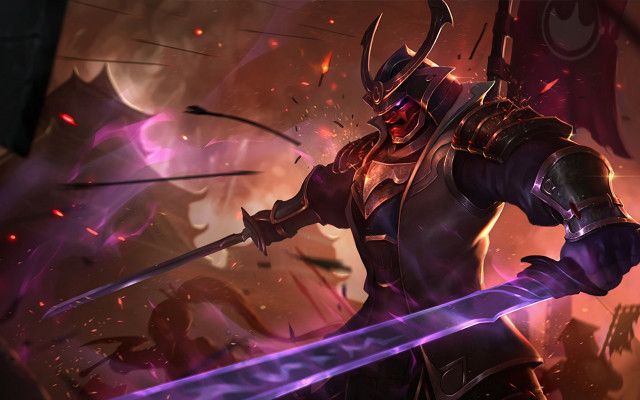 Armor demon sword glowing embers free wallpaper for desktop - medium preview image