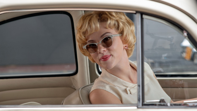 Woman car white shirt sunglasses free wallpaper for desktop - medium preview image