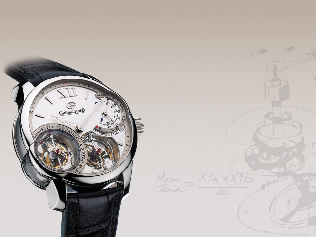 Watch white dial black leather free wallpaper for desktop - medium preview image