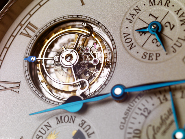 Close up watch face blue free wallpaper for desktop - medium preview image