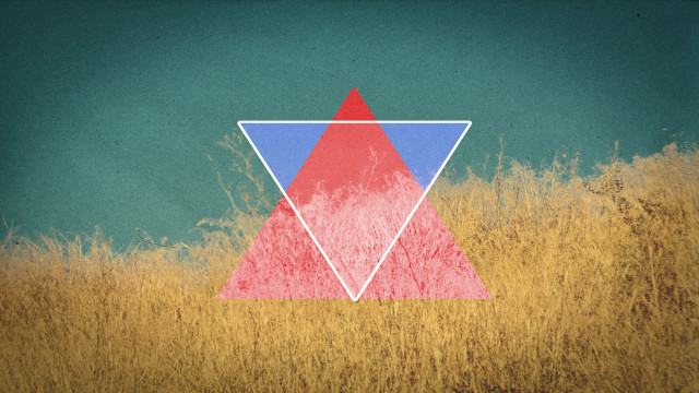 Red triangle blue triangle tall free wallpaper for desktop - medium preview image