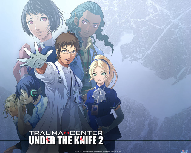 Anime characters blue background group #3 free wallpaper for desktop - medium preview image