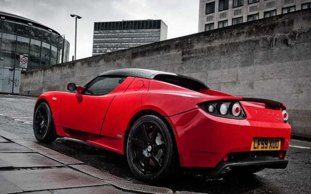 Red sports car marble sculpture free wallpaper for desktop - medium preview image