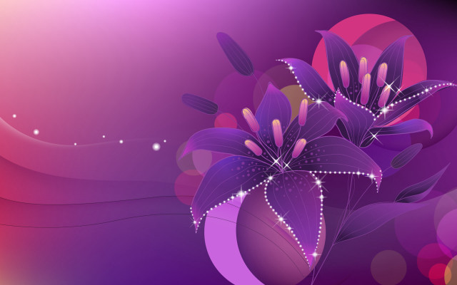 Purple flower pink background carlos free wallpaper for desktop - medium preview image