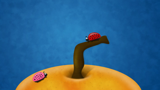 Ladybug bread ladybug back popsurrealism free wallpaper for desktop - medium preview image