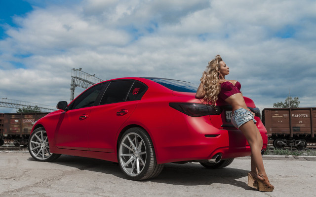 Woman redcar train background cobra free wallpaper for desktop - medium preview image