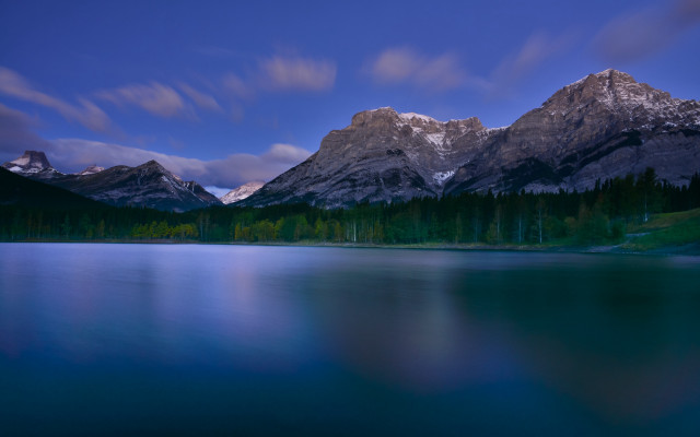 Mountain lake forest sky water #10 free wallpaper for desktop - medium preview image