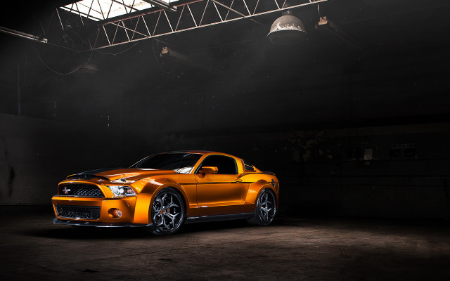Bright orange cobra matte car free wallpaper for desktop - medium preview image