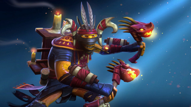 Demon head candle cobra portrait free wallpaper for desktop - medium preview image