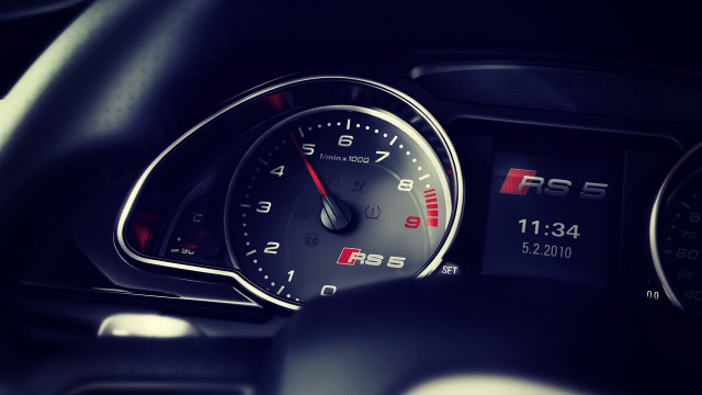 Car dashboard gauges moon night free wallpaper for desktop - medium preview image