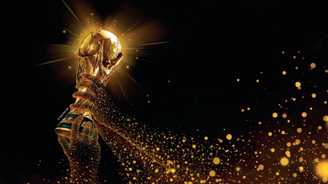 Golden trophy black background gold #2 free wallpaper for desktop - medium preview image