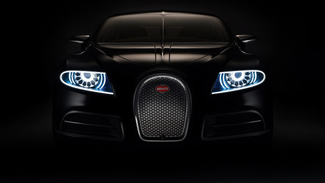 Bugatti headlights dark neoclassic dahlov free wallpaper for desktop - medium preview image