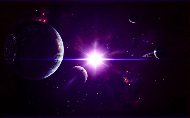Space planet star bright light #7 free wallpaper for desktop - medium preview image