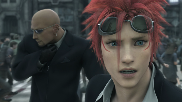 Red hair bald man sunglasses free wallpaper for desktop - medium preview image